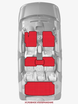 ЭВА коврики «Queen Lux» комплект для Audi RS4 (B8)